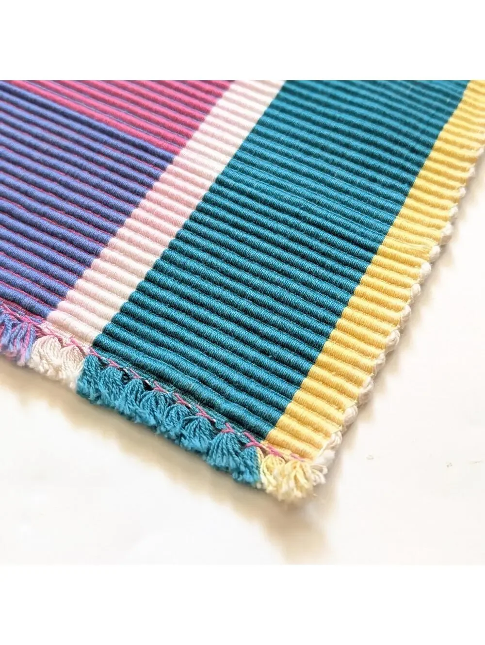 1980s Vintage Colorblock Placemats - Set of 4